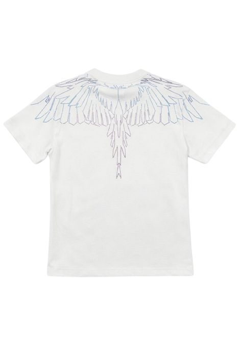 T-shirt bambina bianca in cotone MARCELO BURLON | GTH110BIANCO